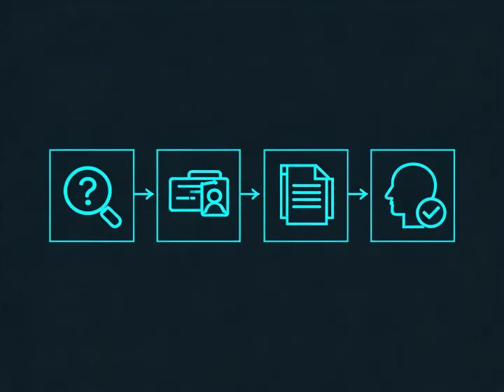 Layered prospect research method diagram